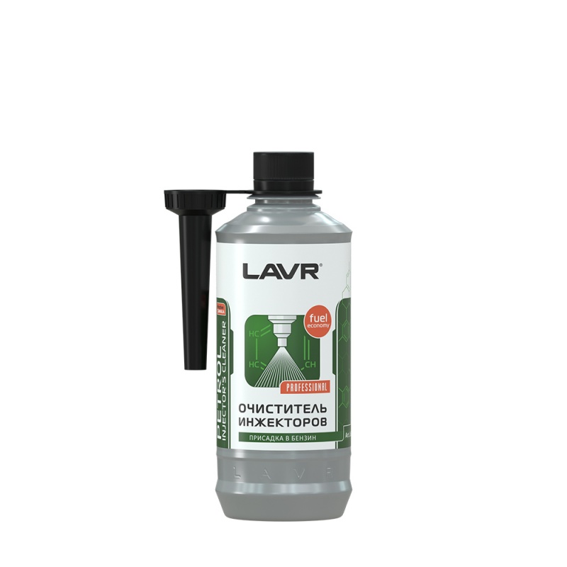 Очиститель инжекторов в бензин на 40-60 л LAVR, 310 мл / Ln2109