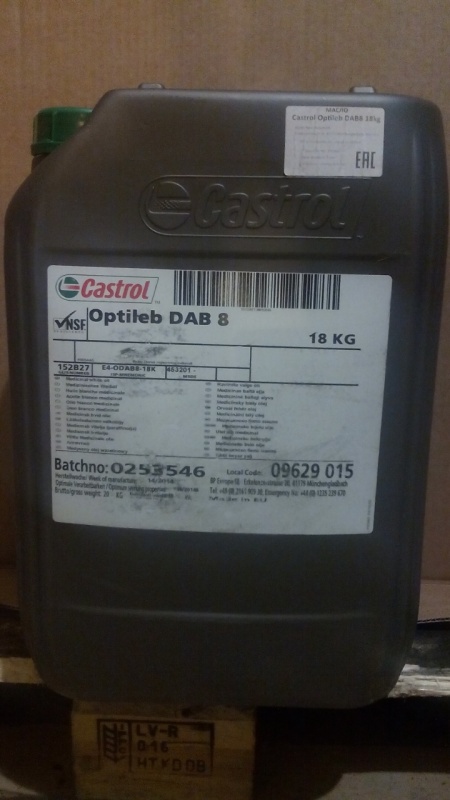 CASTROL OPTILEB DAB8  18KG