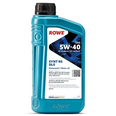 Масло моторное HIGHTEC SYNT RS DLS SAE 5W-40 1L Масло моторное HIGHTEC SYNT RS DLS SAE 5W-40 1L