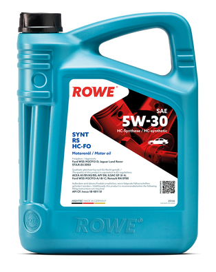 Масло моторное HIGHTEC SYNT RS SAE 5W-30 HC-FO 5L Масло моторное HIGHTEC SYNT RS SAE 5W-30 HC-FO 5L